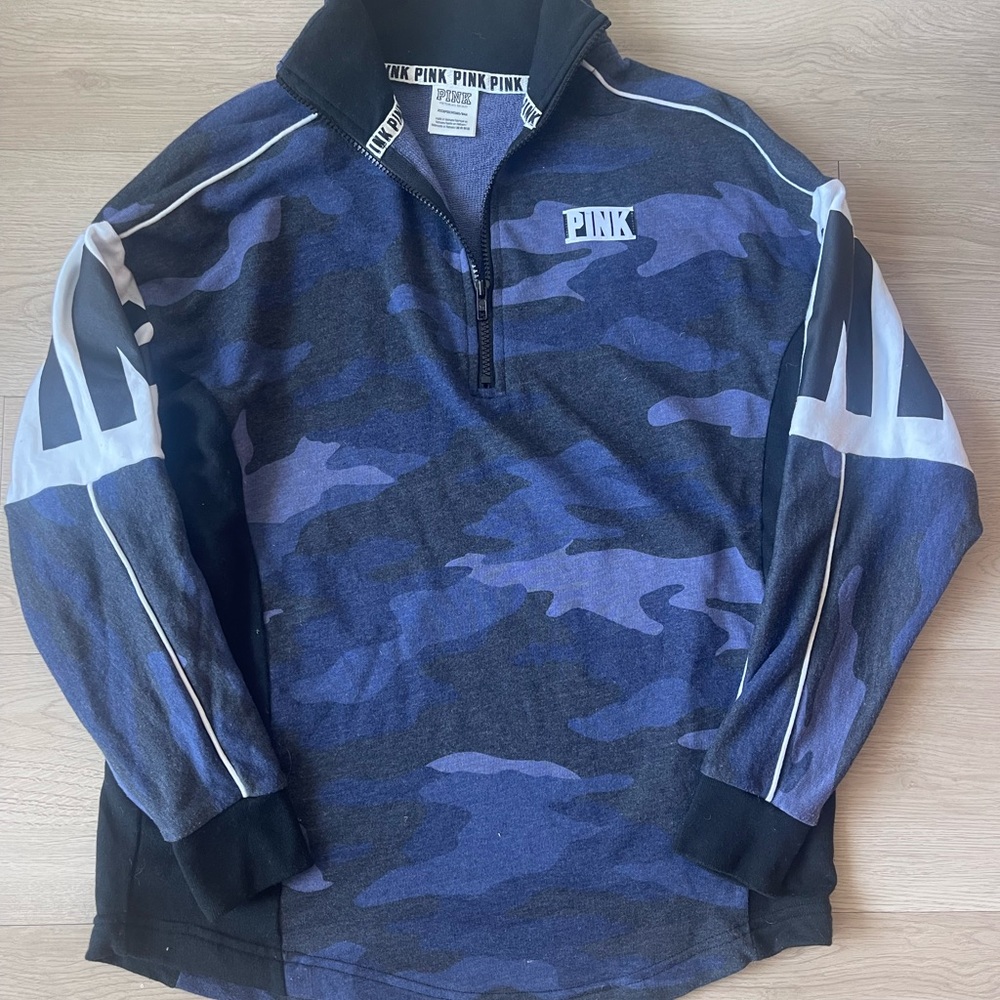PINK Victoria's Secret Half-Zip Sweatshirt